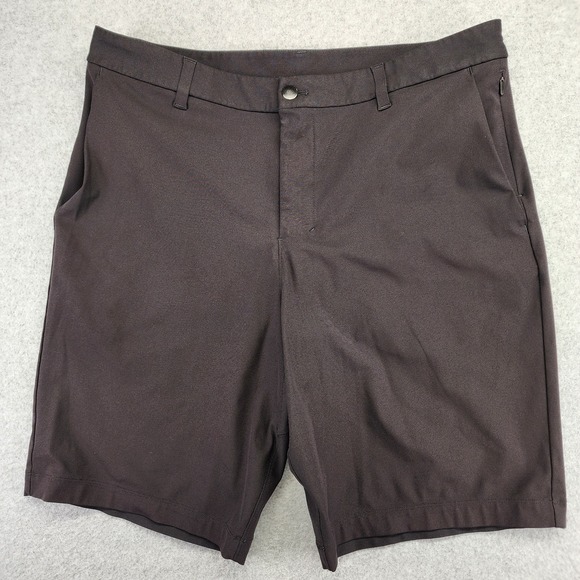 Lululemon Commission Shorts Mens 34 Black 10" Inseam LM7A83S - Picture 1 of 10